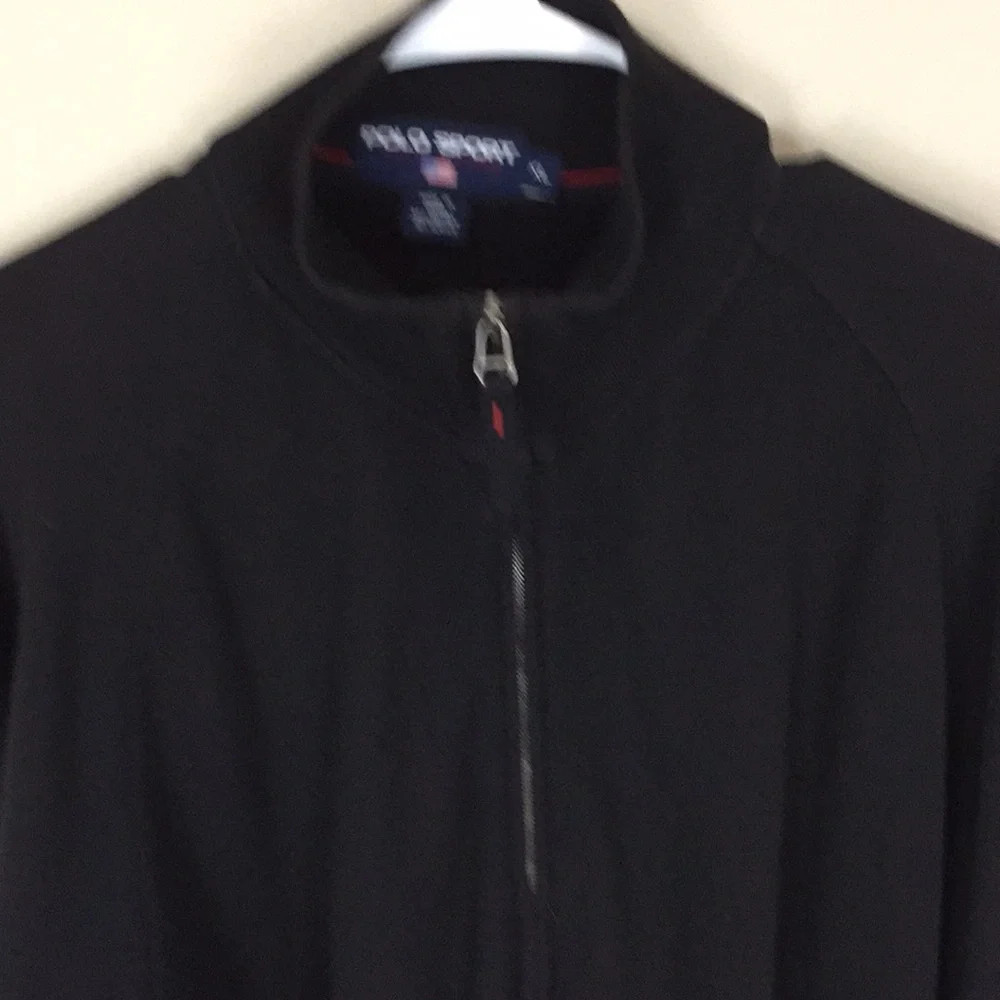 Polo Sport Ralph Lauren Black Full Zip Jacket Size XL